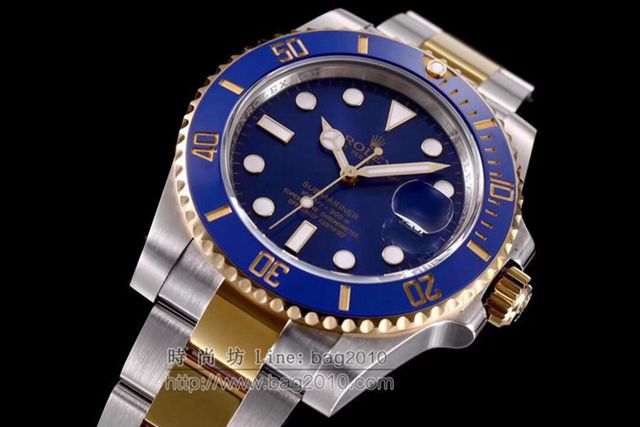 勞力士手錶 Rolex2019新年最強神作 SUB潛航者116613 間金藍水鬼 Rolex機械男士腕表 勞力士高端男表  hds1639